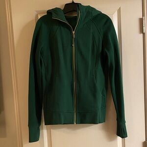 Lululemon Scuba Full-Zip Hoodie in green